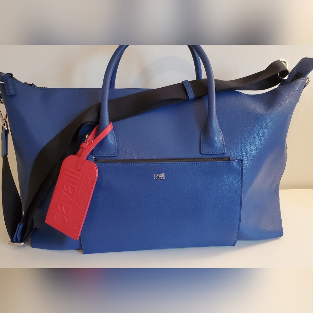 Cavalli class tote bag blue